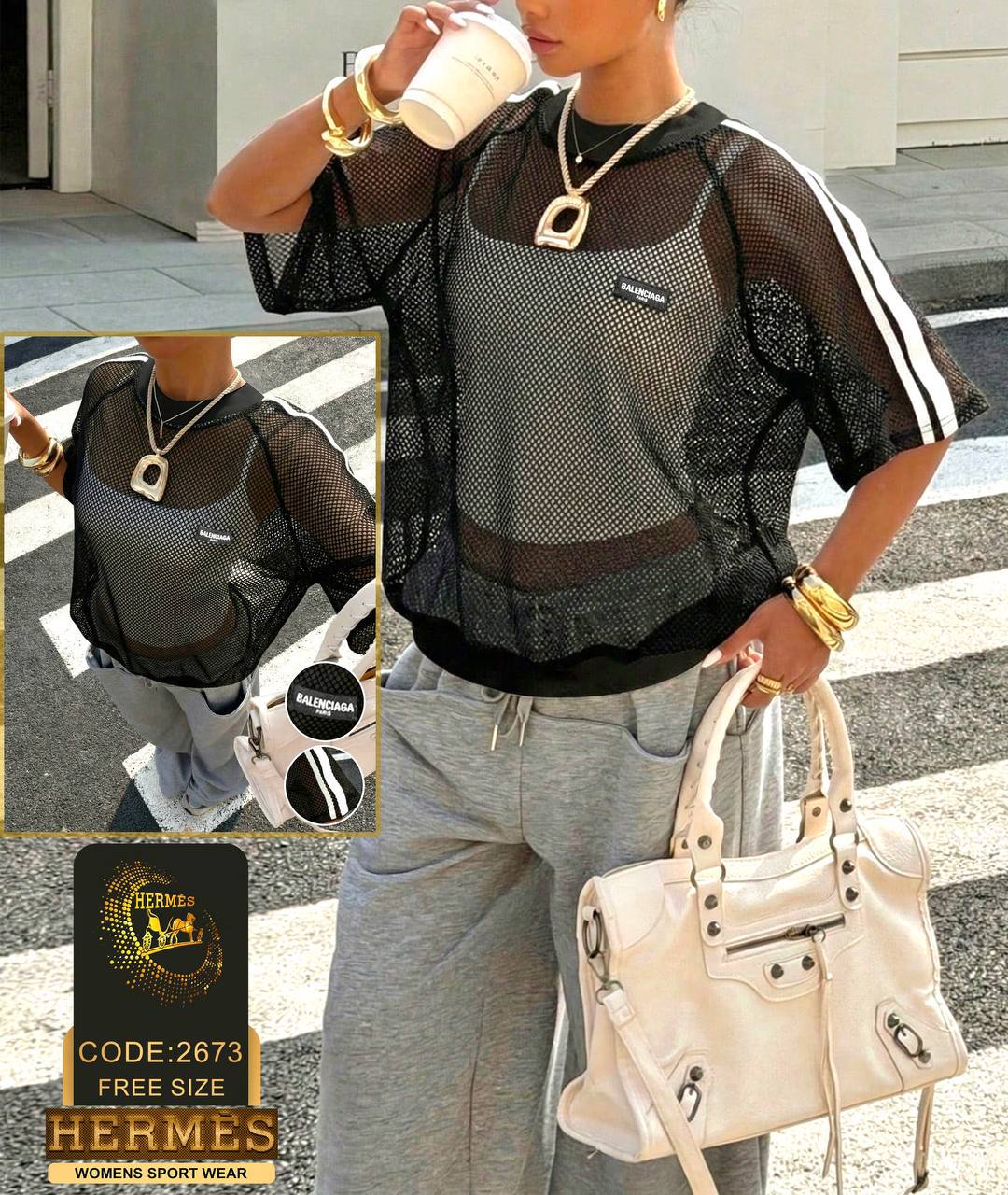 تیشرت تور زنبوری Balenciaga